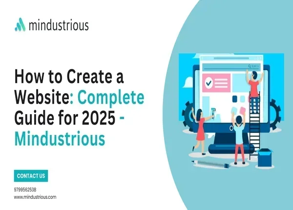 Mindustrious Blog - How to Create a Website: Complete Guide for 2025 - Mindustrious Thumbnail